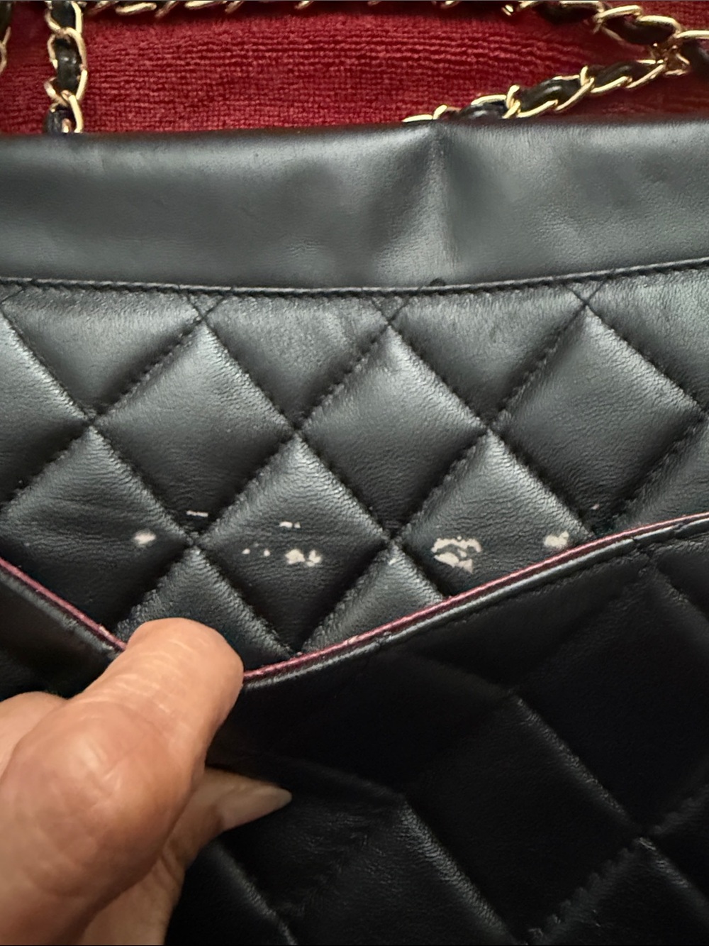 Leather Quilted Handbag - Picture 4 of 14